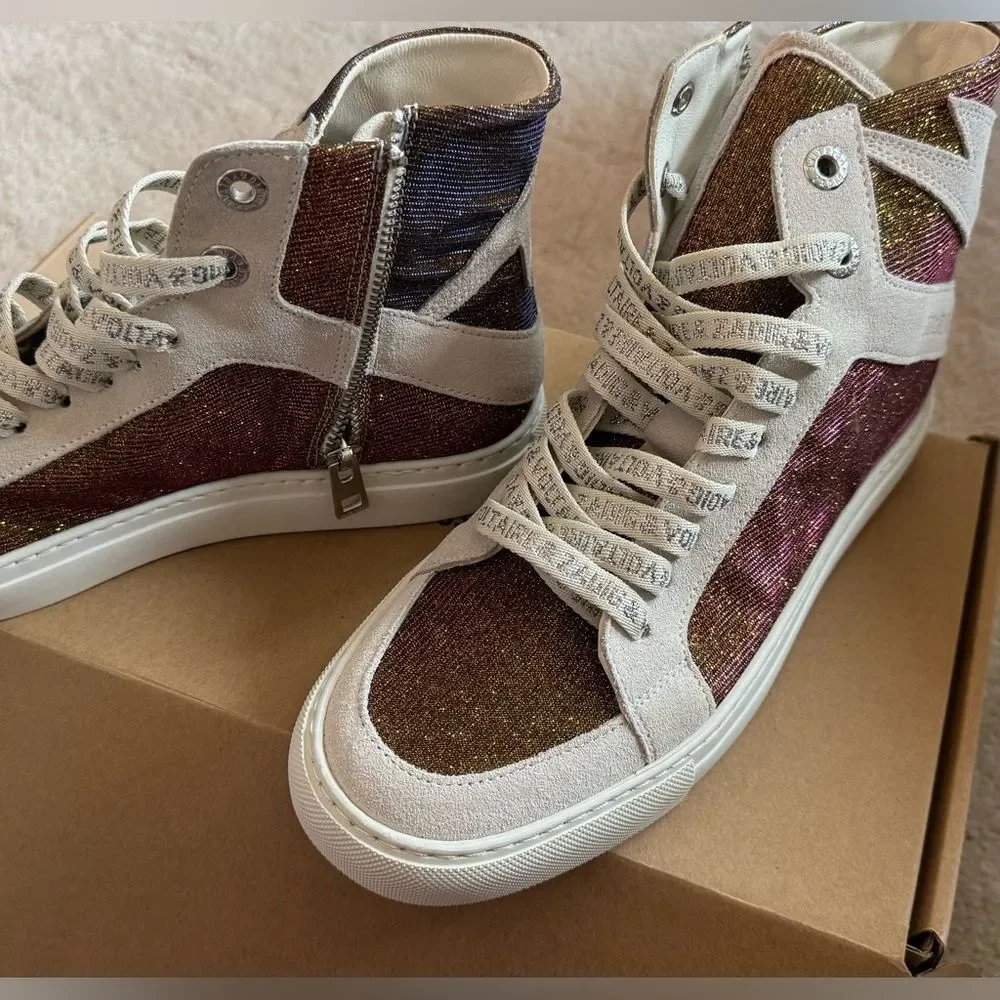 Zadig & Voltaire Multicolor High-Top Sneakers - Picture 9 of 15